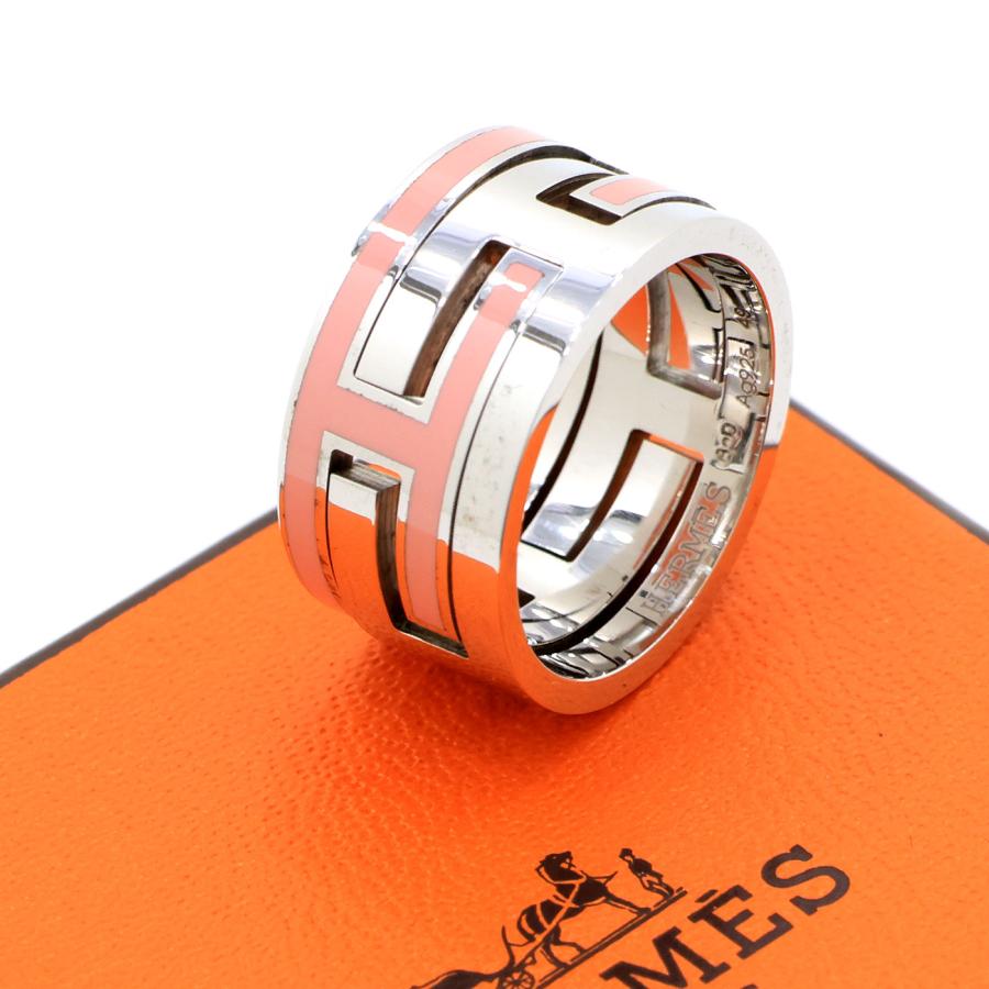 HERMES（エルメス） 指輪 Ag925 ムーブアッシュ ピンク シルバー