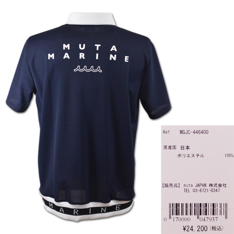 muta（ムータ） 半袖ポロシャツ メンズ マリン ゴルフ ゴルフウェア
