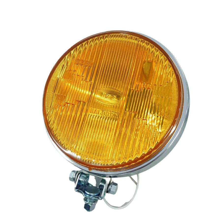 小糸製作所 丸型ハロゲンフォグランプ 黄 12V55W 白カバー付 トラック