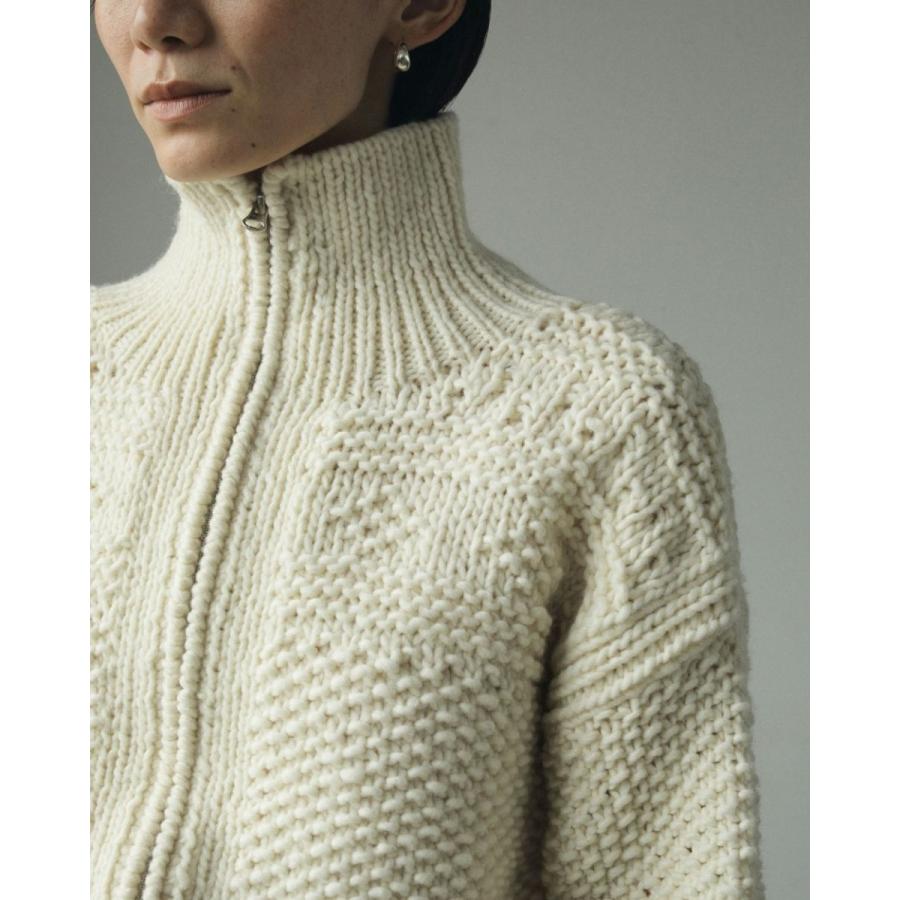 anuke（アンヌーク） ANUKE ANUKE (アンヌーク）Wool Zip Knit 即日