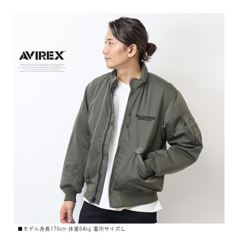 AVIREX（アヴィレックス） ステンシルジャケット HAT IN THE RING 中綿
