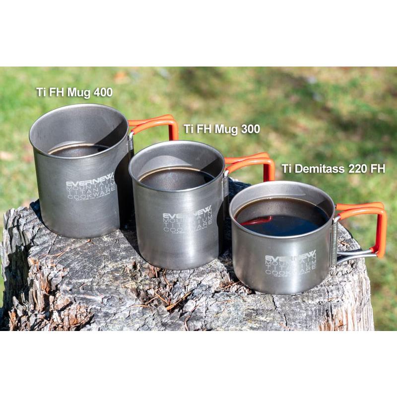 EVERNEW（エバニュー） キャンプ用品 チタン マグカップ Ti FH Mug 400