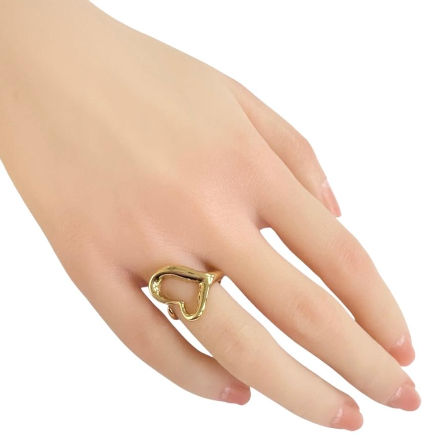 TIFFANY&Co.（ティファニー） オープンハート リング 指輪 6.5号 18金