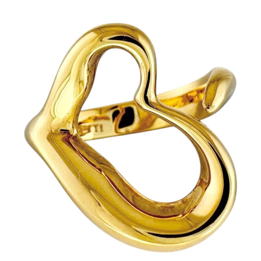 TIFFANY&Co.（ティファニー） オープンハート リング 指輪 6.5号 18金