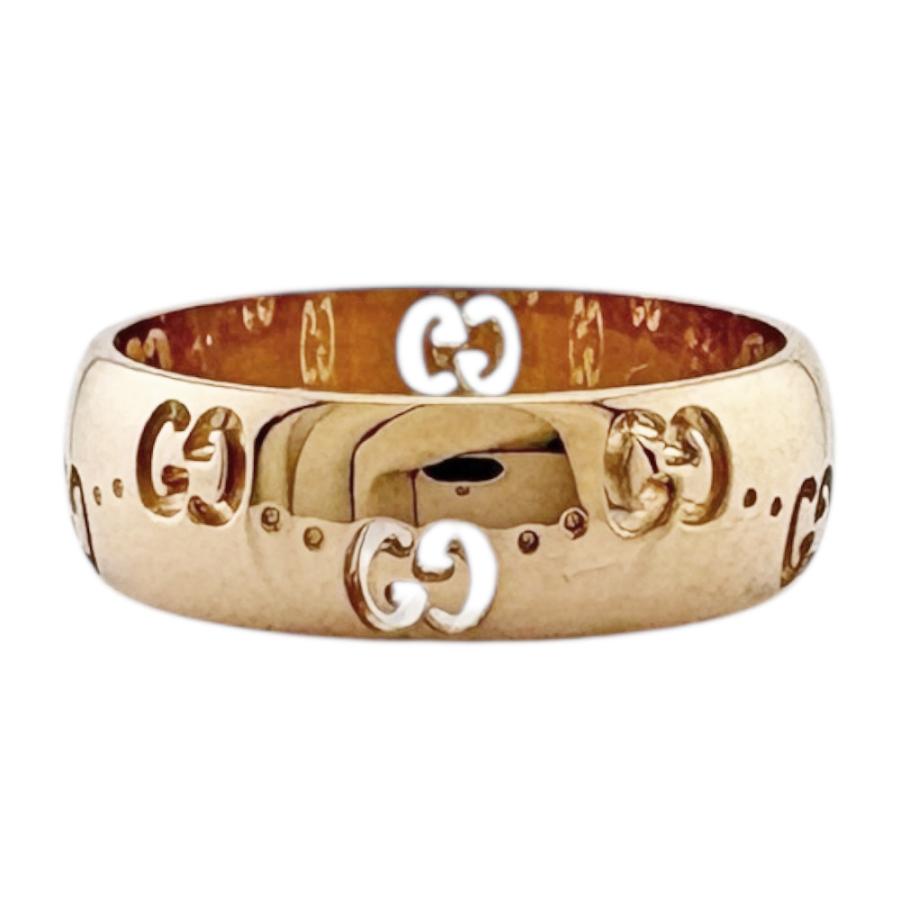 GUCCI（グッチ） アイコン リング 指輪 12.5号 18金 K18ピンクゴールド