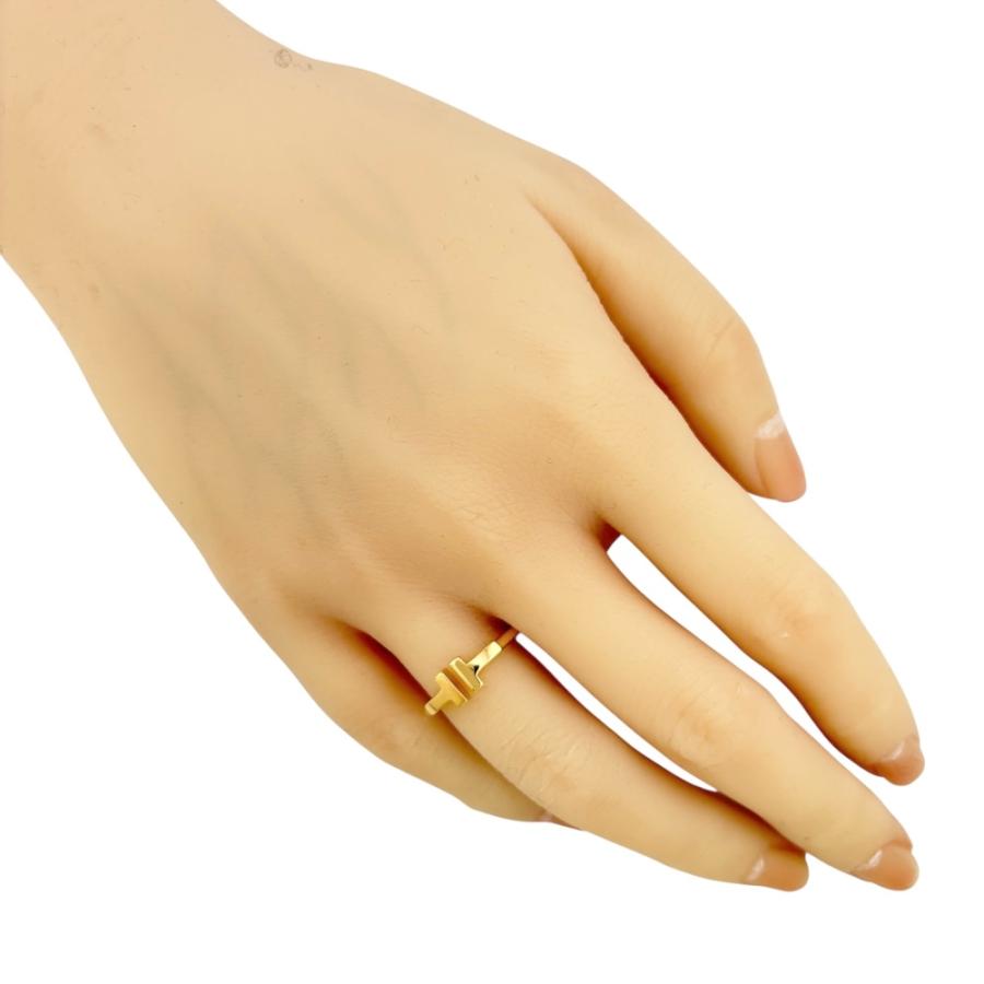 TIFFANY&Co.（ティファニー） Tワイヤー リング 指輪 11号 18金 K18