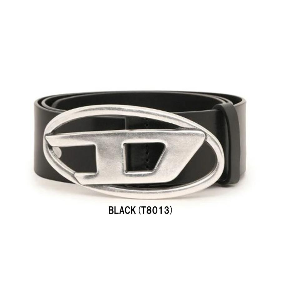 DIESEL（ディーゼル） ベルト オーバルD ロゴ ストリート B-1DR レザー