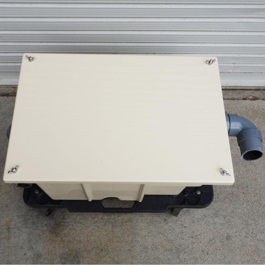 ホーコス グリストラップ パイプ式 床置型 グリース阻集器 GF3-35K