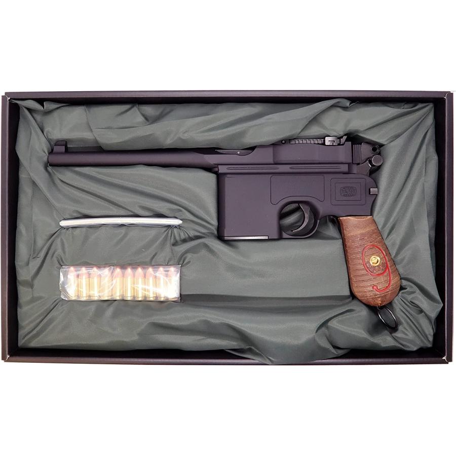 A!CTION モデルガン Mauser モーゼル C96 Red9 レッド9 マットブラック