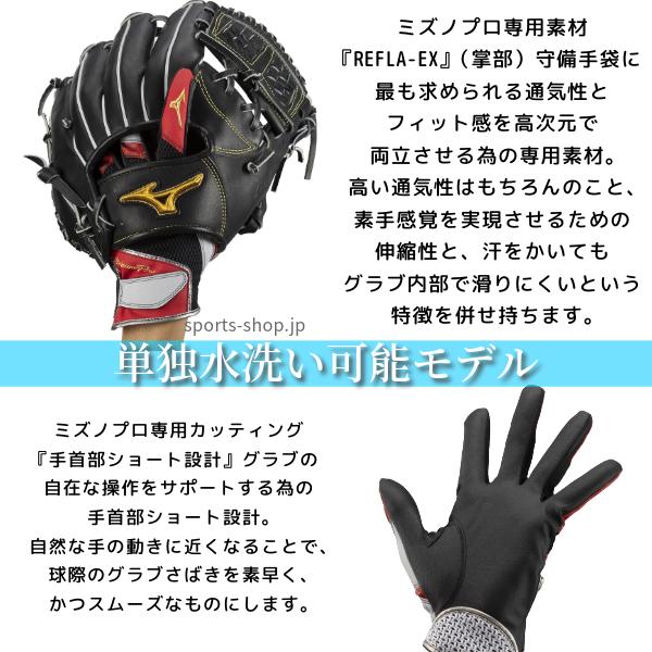 Mizuno Pro ミズノプロ 限定品 守備用 手袋 セレクション モデル 左手