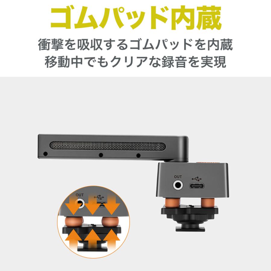 COMICA Traxshot カメラ用マイク ミラーレスカメラ スマートフォン用