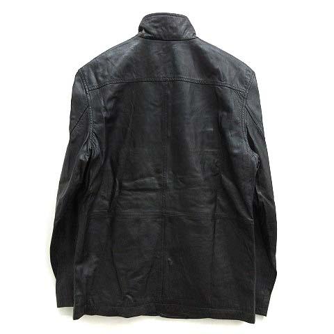 MATU:TA HOMME ラムレザー スタンドカラー ジャケット ブラック 黒 M