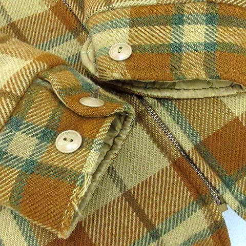 ウールリッチ WOOLRICH 白タグ チェック ジップ ジャケット talon 裏