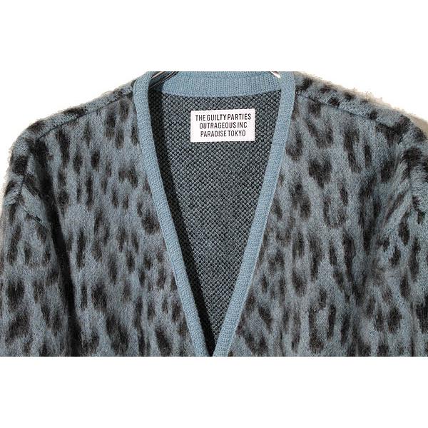WACKO MARIA（ワコマリア） LEOPARD MOHAIR CARDIGAN (TYPE-1