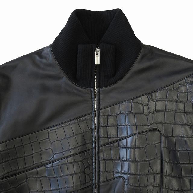 HERMES（エルメス） 未使用品 クロコダイル ラムスキン レザー