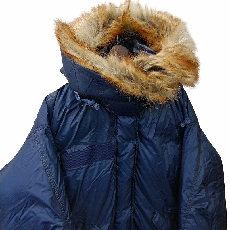 サカイ sacai 美品 18AW Down Coat Faux Fur Trim Hood 18-04040