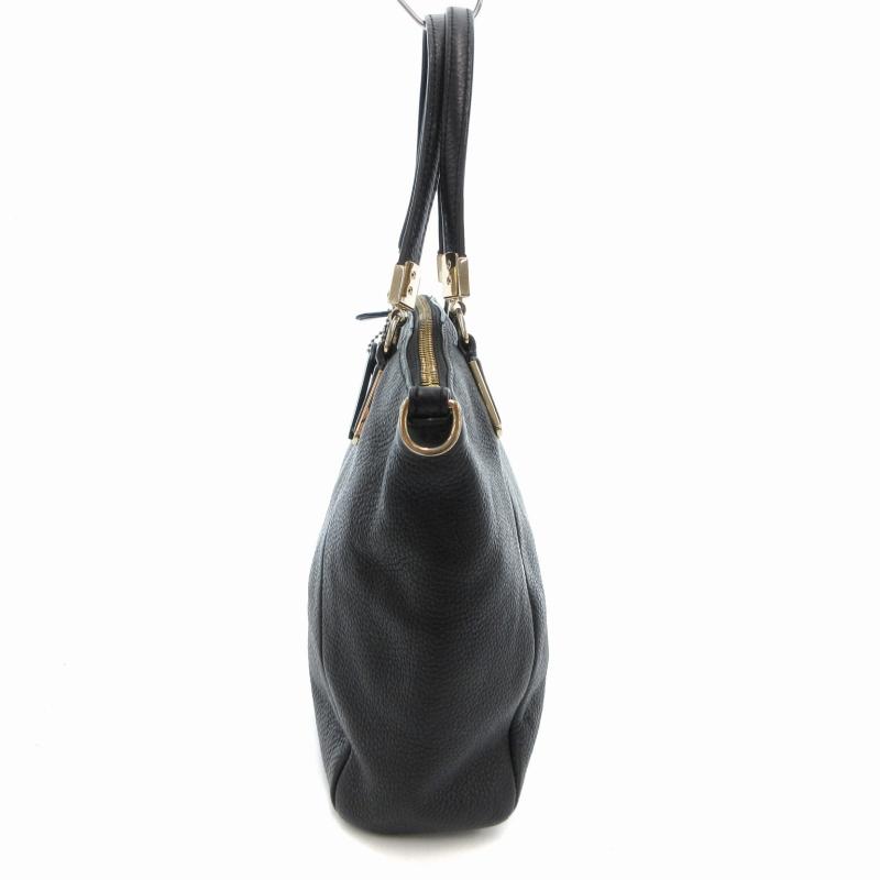 COACH（コーチ） ハンドバッグ ショルダー 2WAY レザー ロゴ 黒