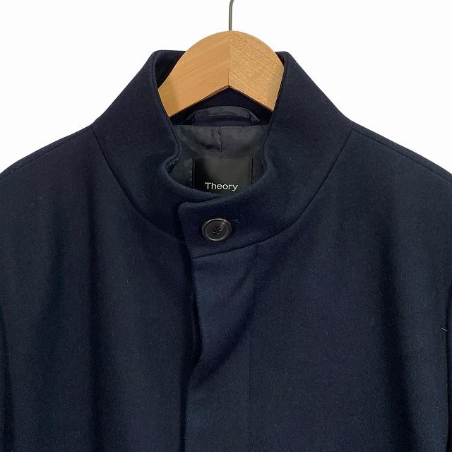 theory（セオリー） スタンドカラーコート メルトンウール カシミヤ混