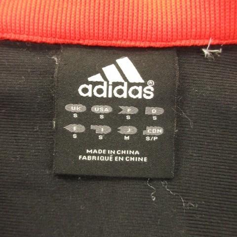 adidas（アディダス） ジャージ スポーツウエア M 黒 ブラック 赤