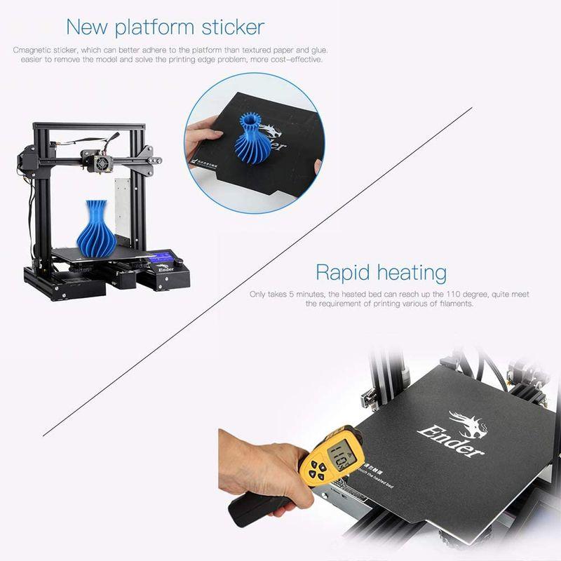 公式 Creality 3D Ender 3 3Dプリンター 停電復旧機能 高精度 初心者