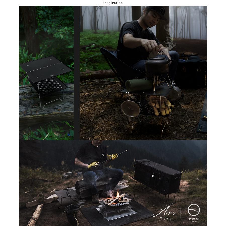 ZEN Camps ZEN Camps Air-2 Table アウトドアテーブル 本体 ブラック
