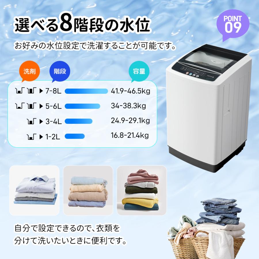 SENTERN 洗剤投入口あり☆SENTERN 洗濯機 一人暮らし 8kg 家庭用 小型