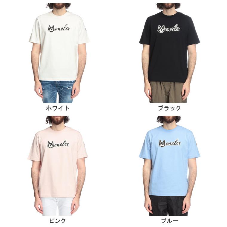 MONCLER（モンクレール） 半袖 Tシャツ メンズ 刺繍ロゴ クルーネック