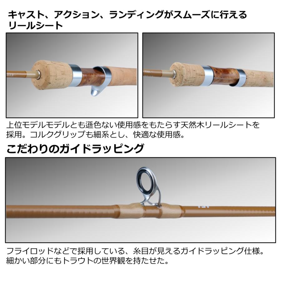 DAIWA（ダイワ） ピュアリスト 51LB・W【2023年新製品】 : つり具の