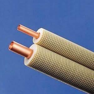 因幡電工 (送料無料) ペアコイル 2分3分 20m エアコン配管用被覆銅管