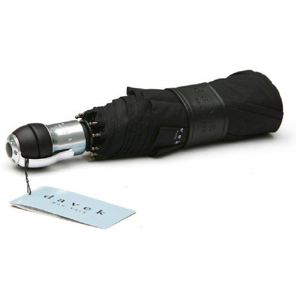 ダベック ソロ 自動開閉式 折りたたみ傘 生涯保証付 ブラック黒