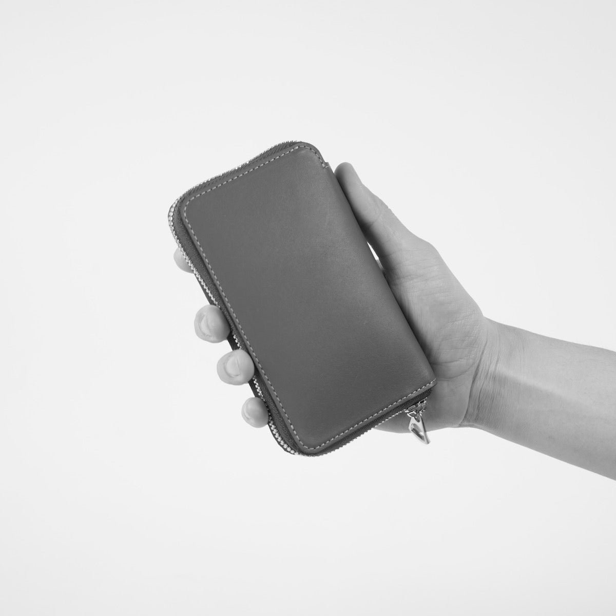 CRISTY SMART MID WLT.5 | Rare Undyed Himalayan Crocodile Wallet