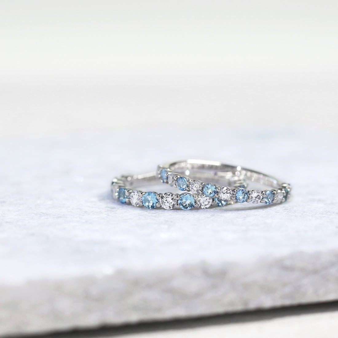 アクアマリン・ダイヤモンド リング PT – JaMais Jewelry