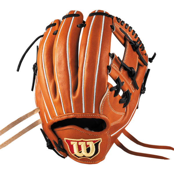 硬式用 Wilson Staff DUAL 内野手用 1723型 - Tオレンジ by Wilson