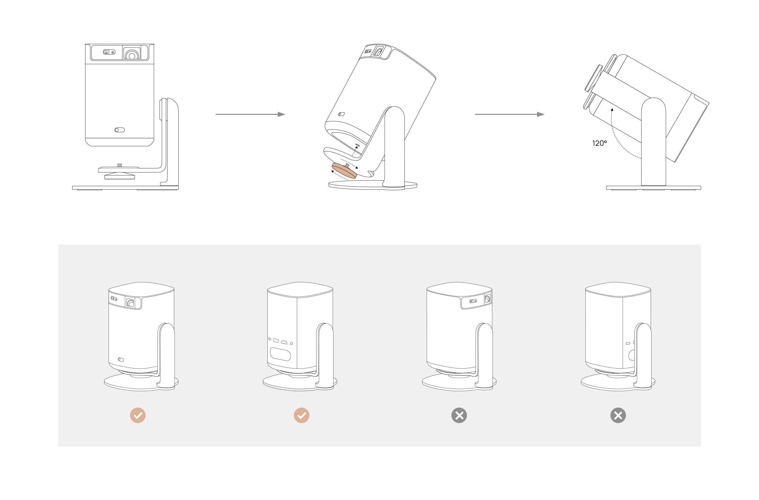 XGIMI - マルチアングル スタンド