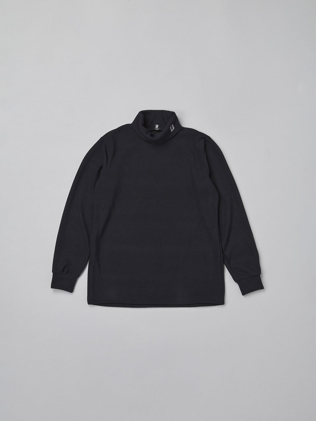 秋冬 【B-01】長袖タートルネックシャツ(M BK(ブラック)): アパレル