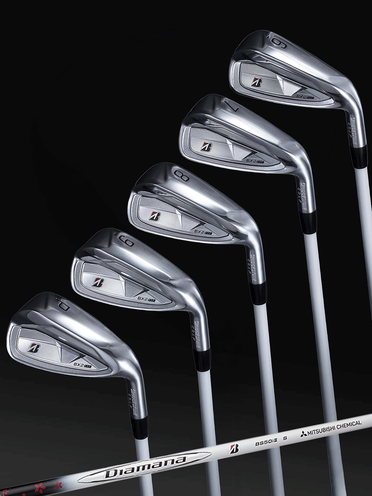 BXシリーズ】 BX2HT IRON [Diamana BS50iⅡ] （カーボン） 5本セット