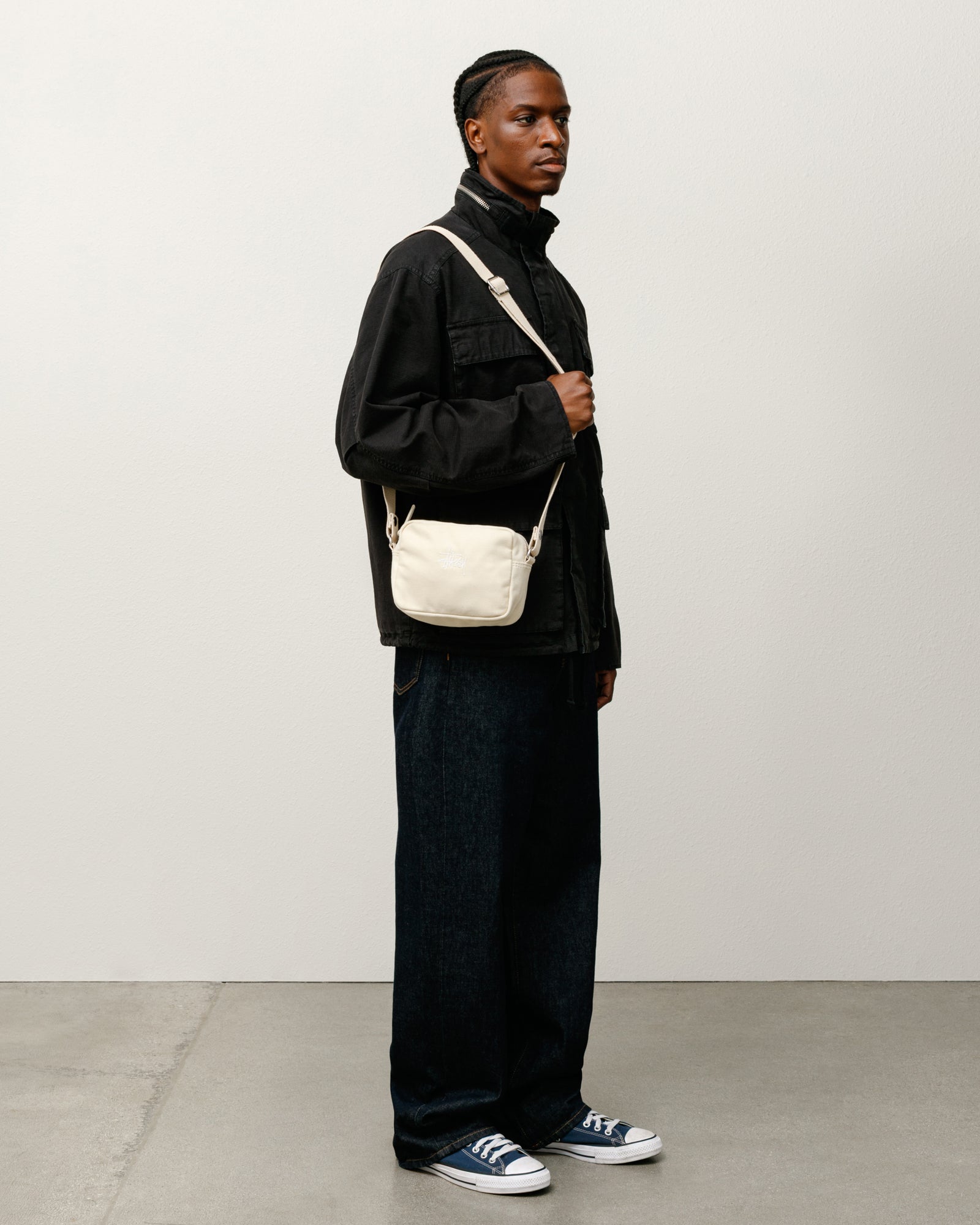 Canvas Side Pouch – Natural | Accessories | Stüssy Japan