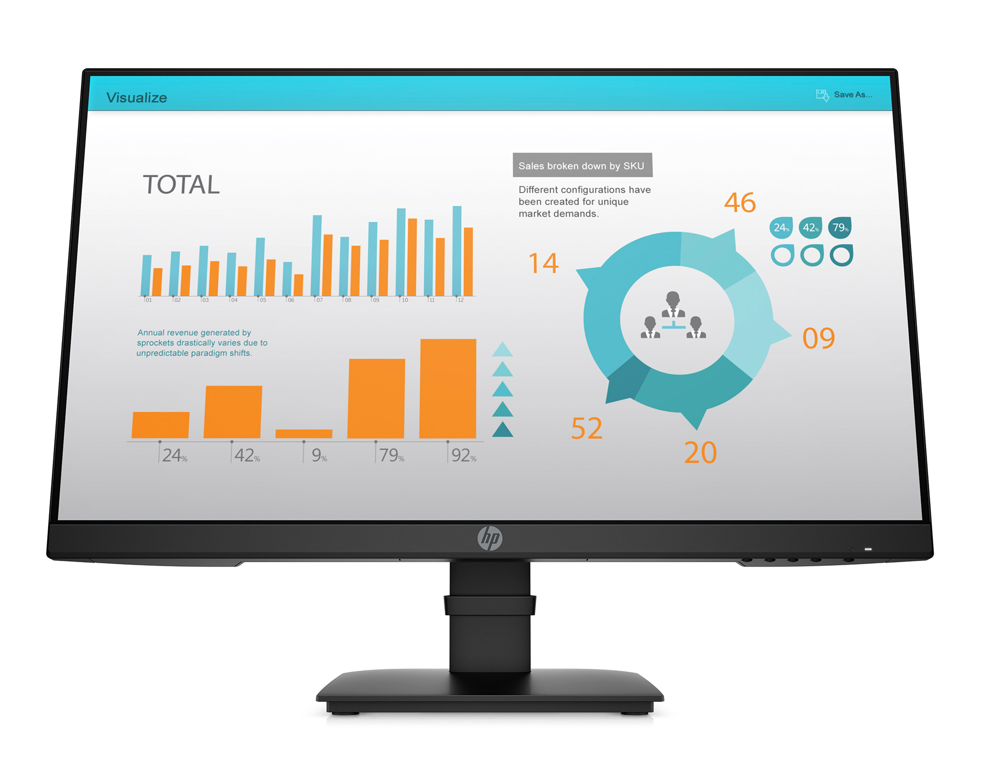 HP 23.8インチワイドIPSモニターP24 販売代理店モデル 製品詳細