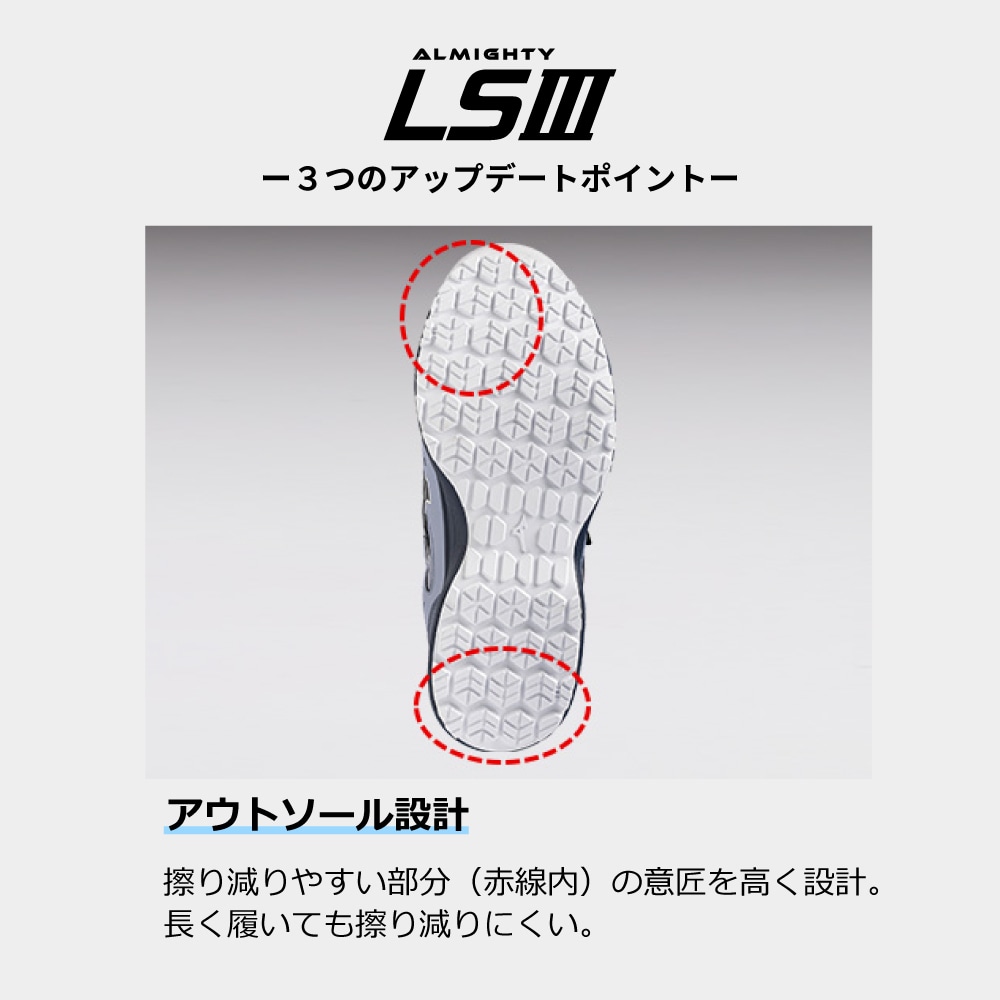 オールマイティLSIII 22L(ベルト／ローカット／ワーキング)|F1GA2601