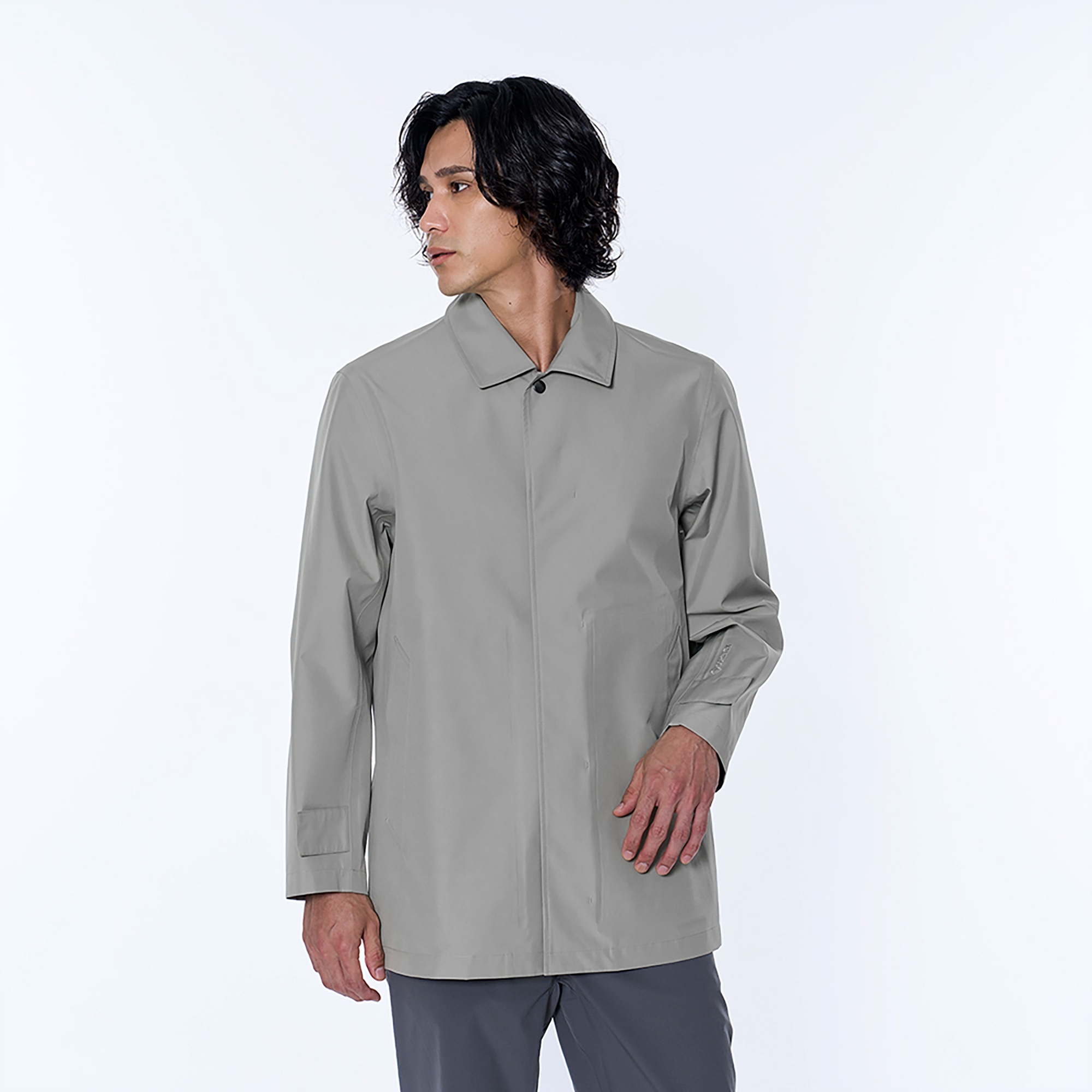 GORE-TEX 3Lステンカラーハーフコート(ゴアテックス／防水)|B2MEB133