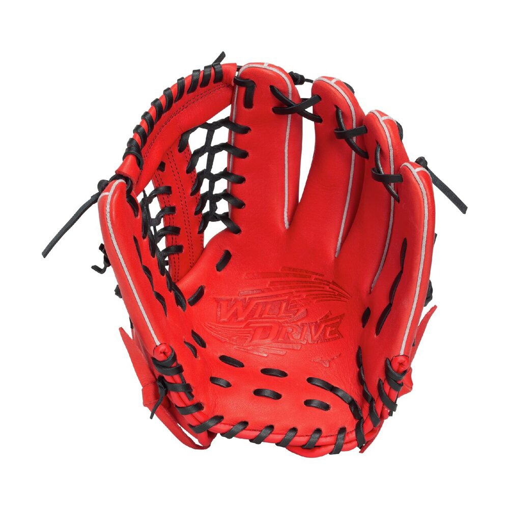 ミズノ 少年軟式用ウィルドライブ レッド(2025) オールラウンド用 右
