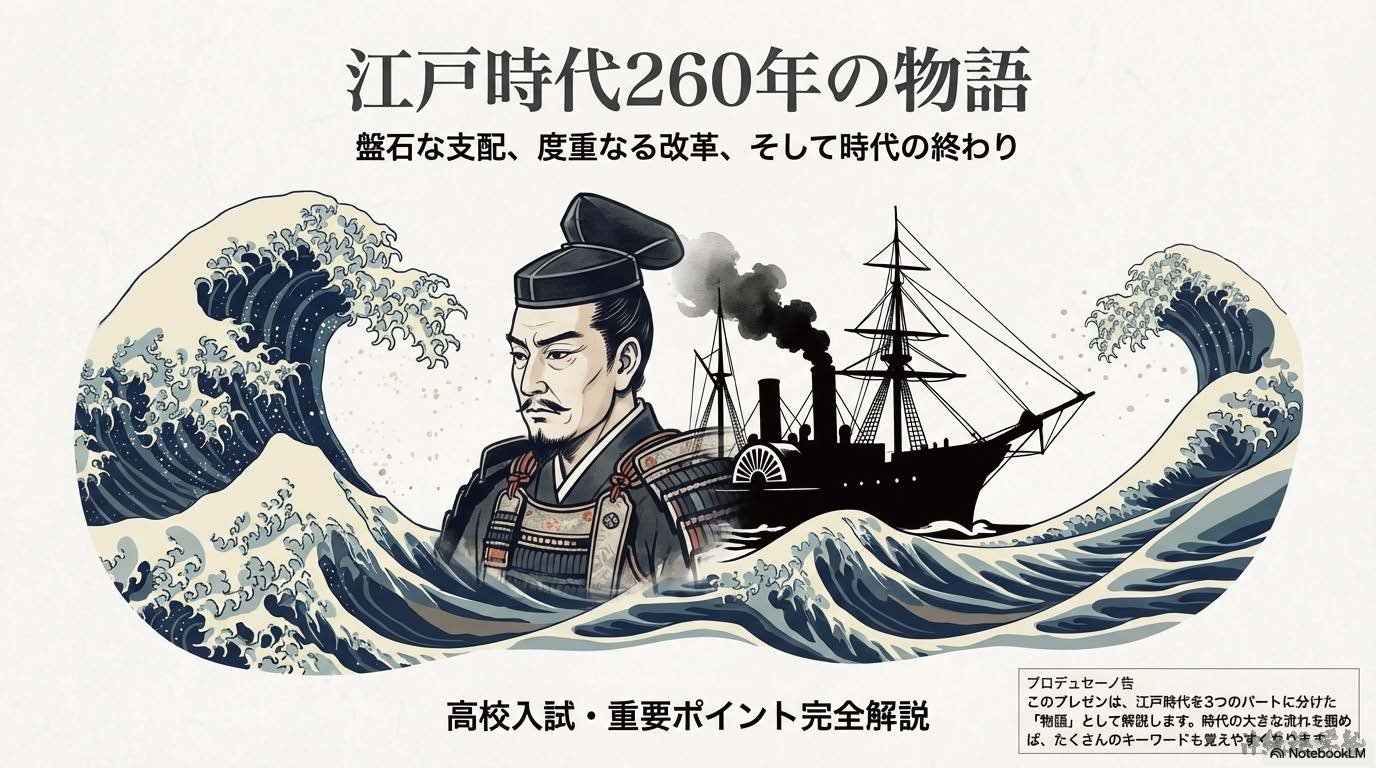 江戸時代：17世紀（1603）～19世紀半ば（1867） 「武士