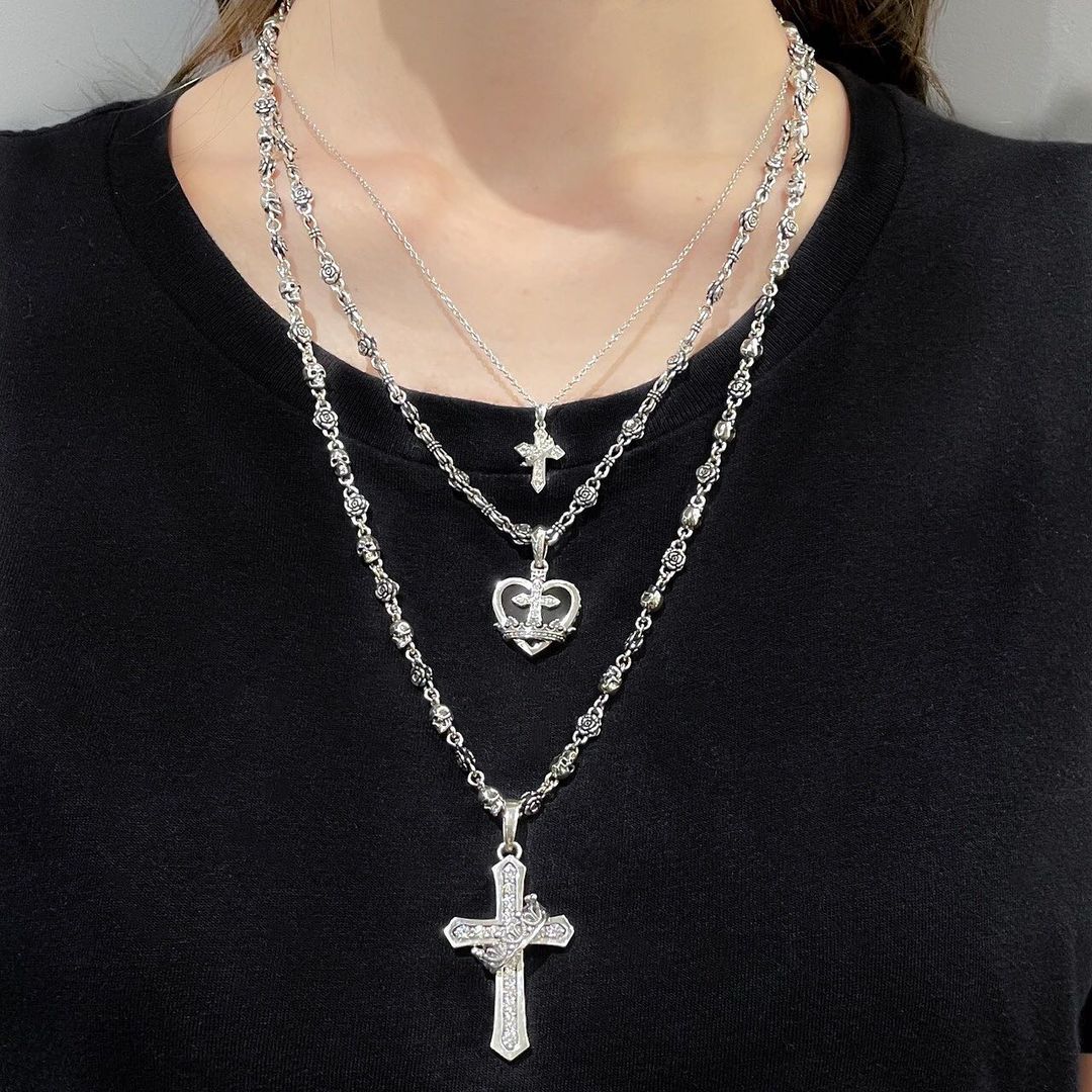 CROSS with CROWN/STONE PENDANT | JUSTIN DAVIS – JUSTIN DAVIS GLOBAL