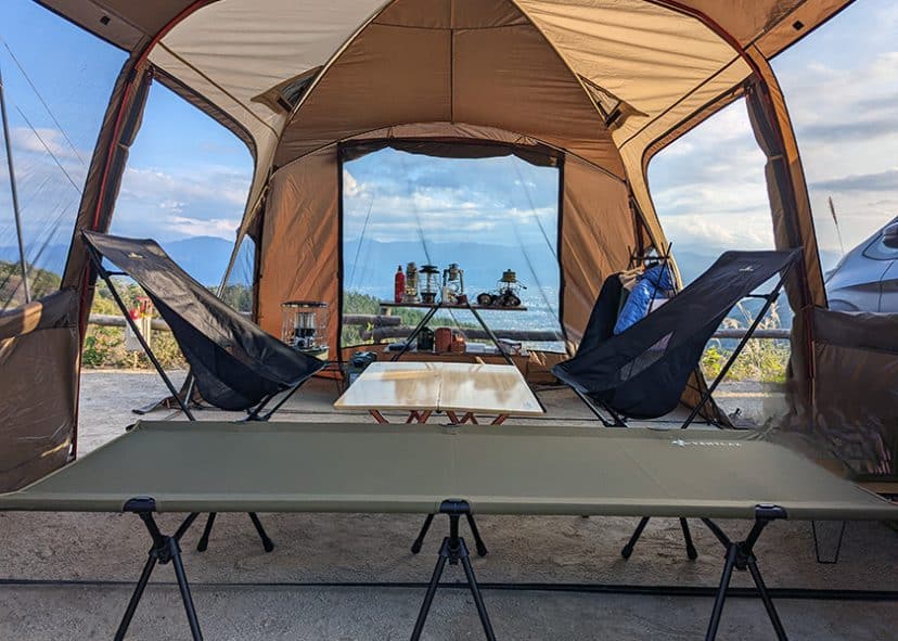 VENTLAX コットを1年半使い続けての再レビュー | KAMAKURA CAMP : 鎌倉