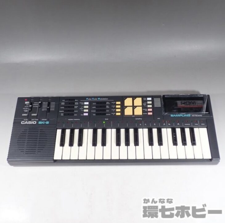CASIO／カシオ SK-8 サンプリングキーボード＋ROM RO-555付きでお