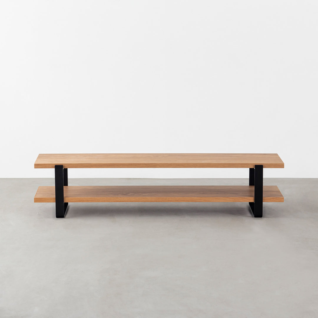 THE TV BOARD / LOW TABLE くるみ × Black Steel – KANADEMONO