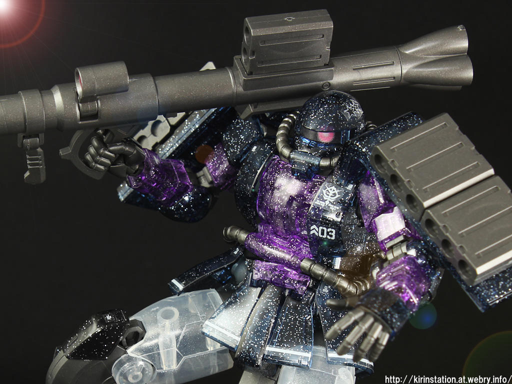 HG 高機動型ザクII 劇場限定 リミテッドクリアVer. 素組みレビュー