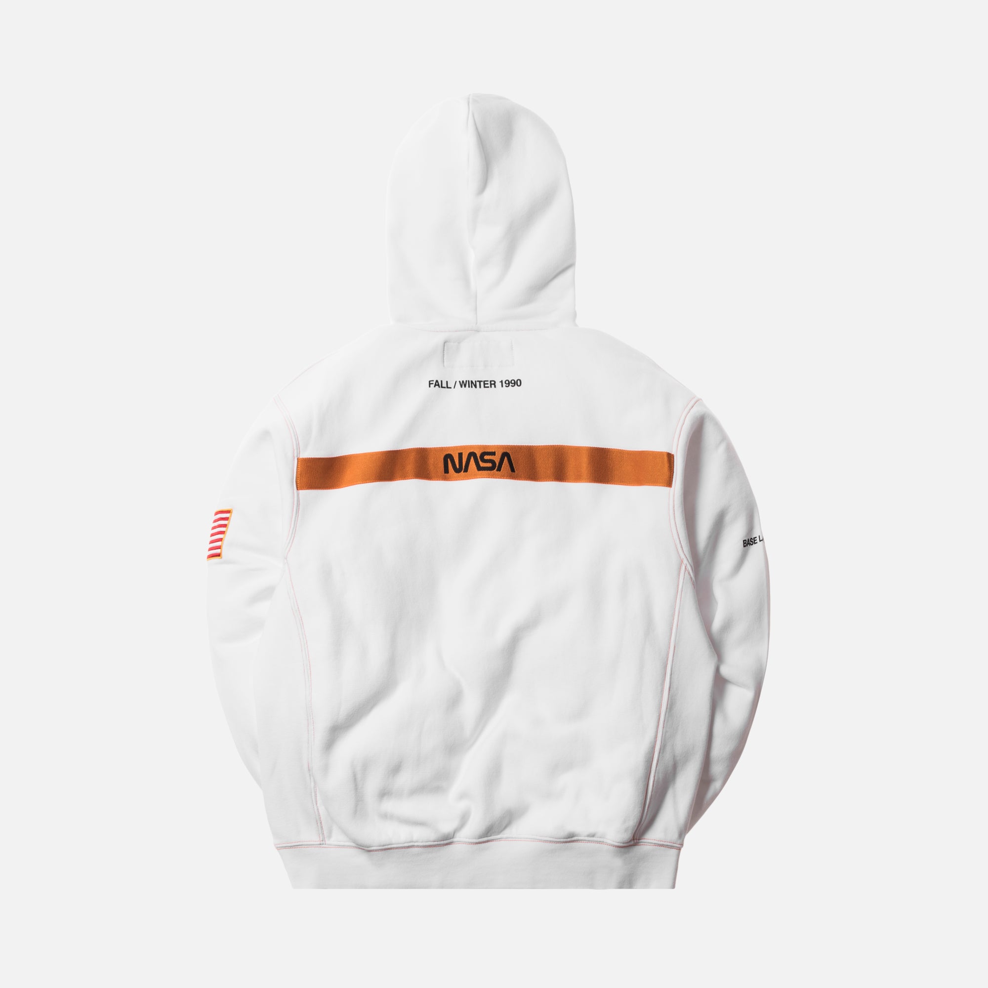 Heron Preston x NASA Hoodie - White / Orange – Kith