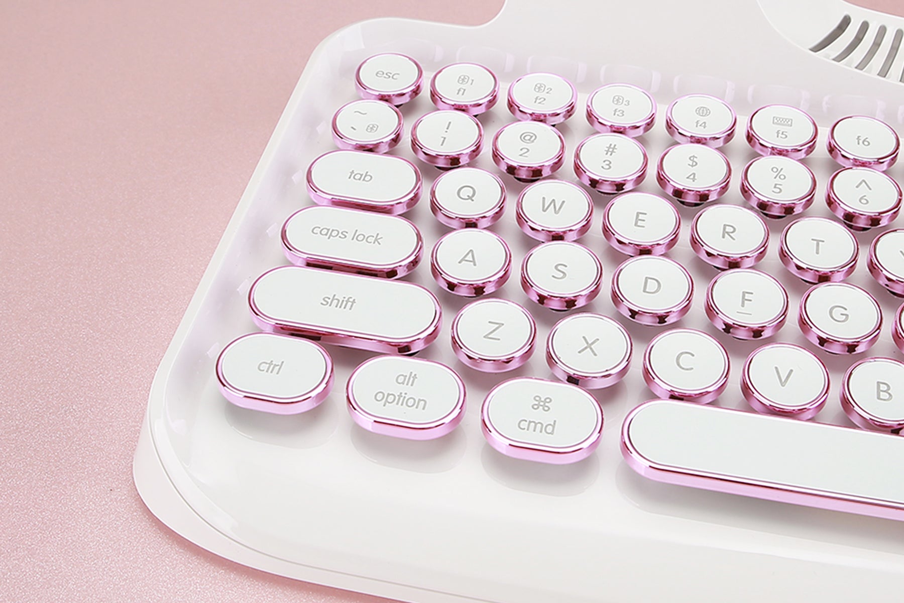 Rymek Retro mechanical keyboard (white)
