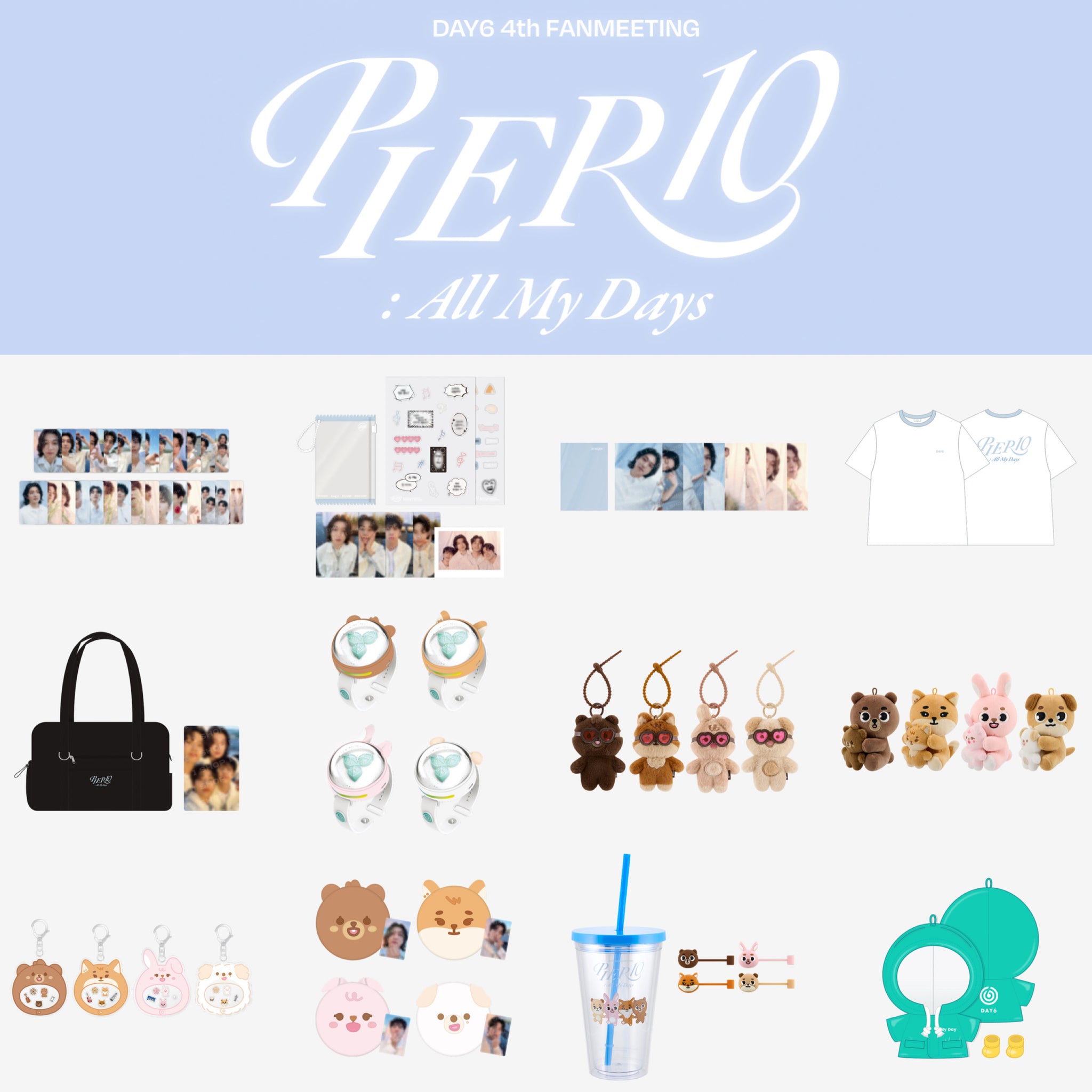 DAY6 PIER 10 : ALL MY DAYS 4th Fanmeeting Official MD (Pre-Order